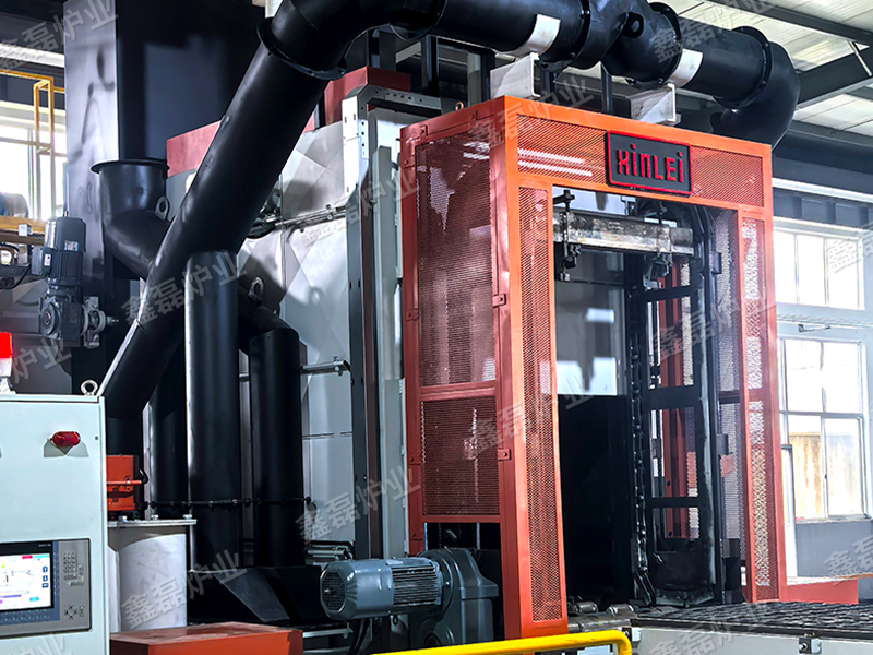 1.5t可控气氛盐淬箱式多用炉生产线