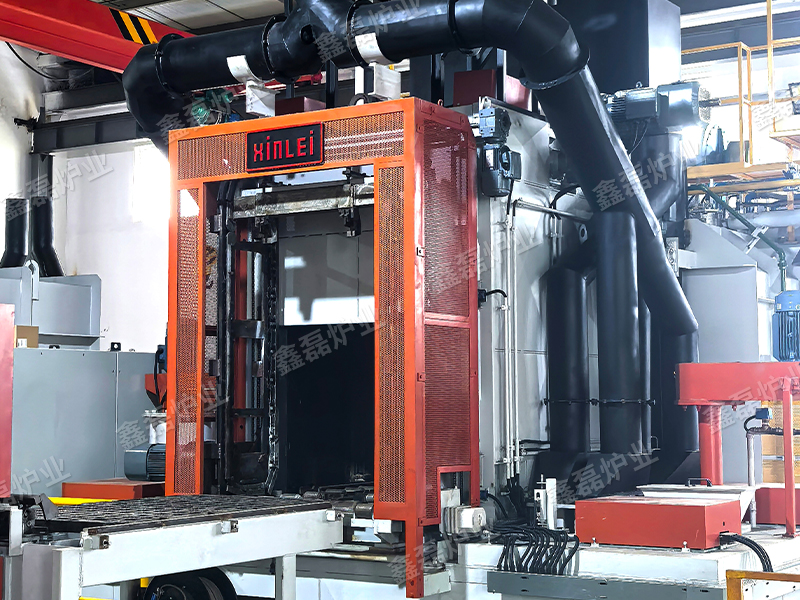 1.5t可控气氛盐淬箱式多用炉生产线